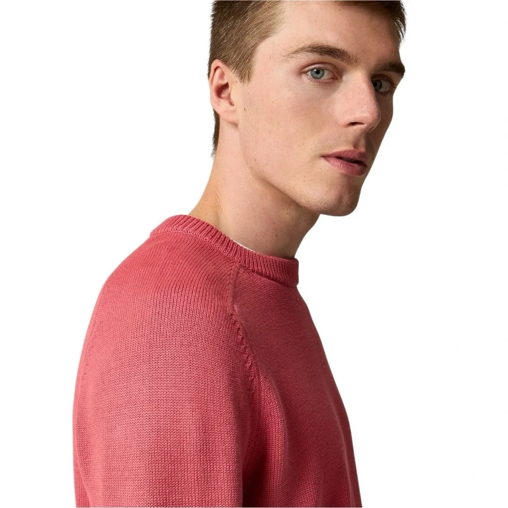 J Crew Men’s Classic Heritage 100% Cotton Crewneck Preppy Sweater Size Large